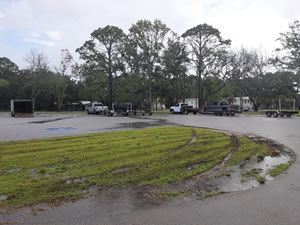 boat trailer parking at grady brown park